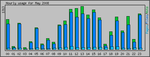Hourly usage