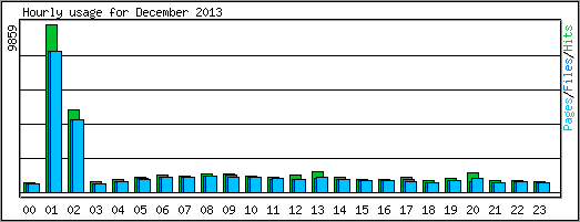 Hourly usage
