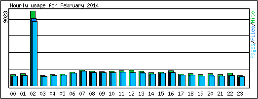 Hourly usage