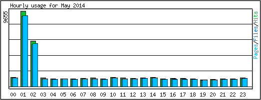 Hourly usage