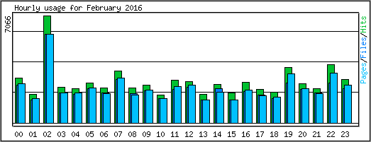 Hourly usage