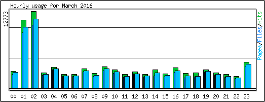Hourly usage